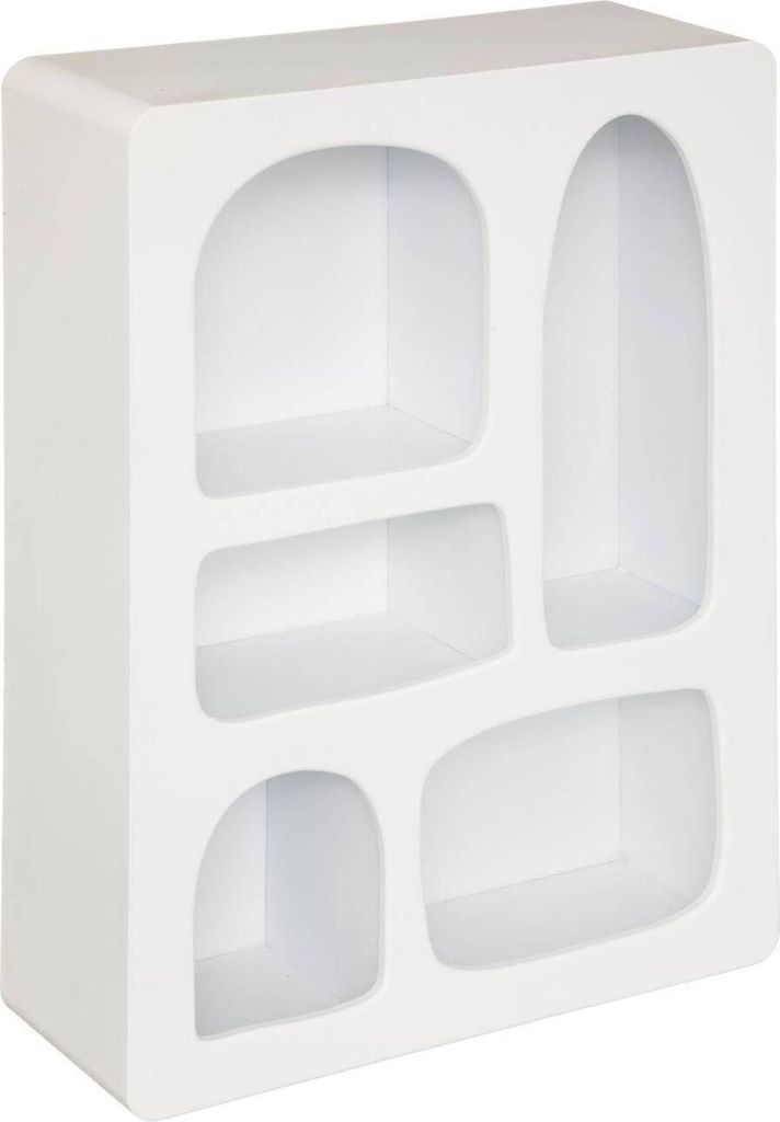 Wandregal "rivi" weiß 45x65cm - Atmosphera créateur d'intérieur