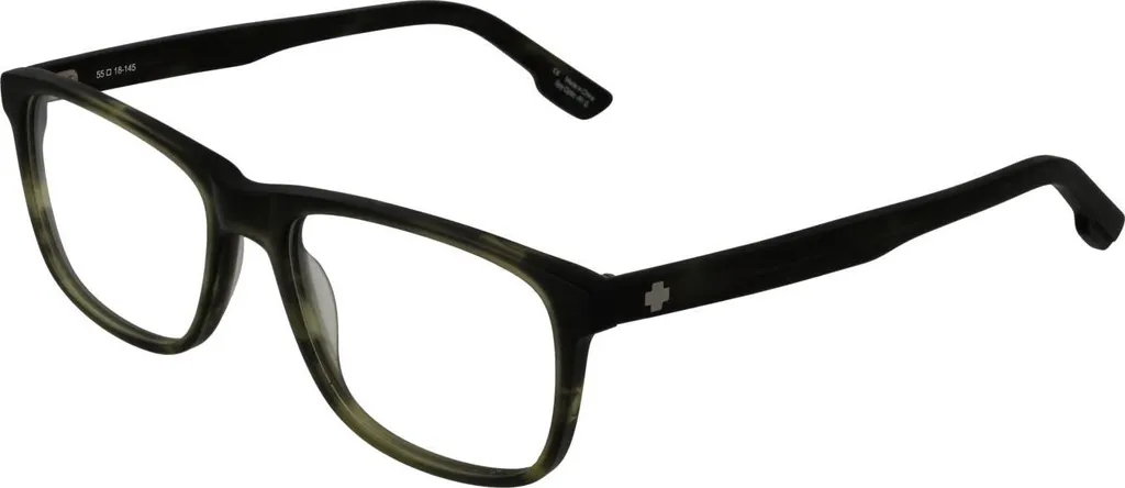 Monture de lunettes SPY 573495443000 de forme rectangulaire en noir mat