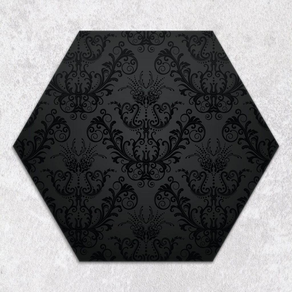 Glas-Herdabdeckplatten Glaskeramikkochfeld-Abdeckung Spritzschutz Glas hexagon 40 cm Ornamente