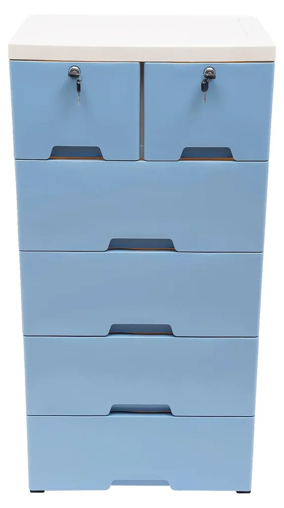 Commode 6 tiroirs au design moderne MULTI avec grands volumes