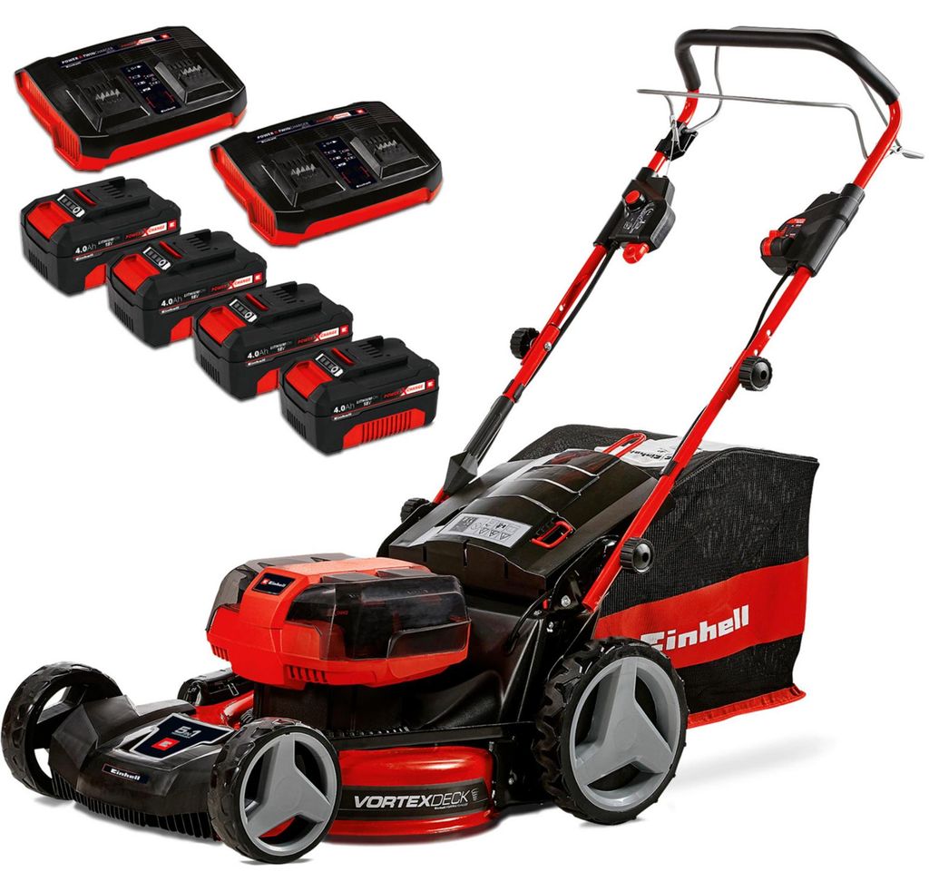 Einhell GE-CM 36/47 S HW Li Battery Noir, Rouge Image du produit 