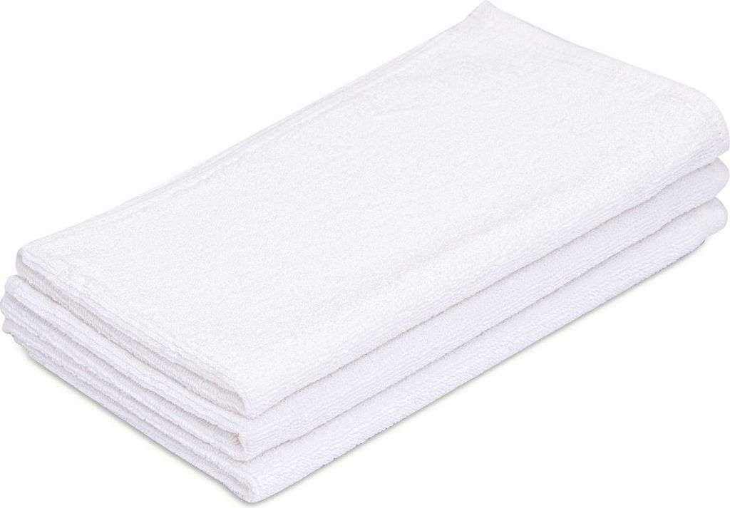 Luxus-Handtuch 30 x 50 cm weiß Produktbild 