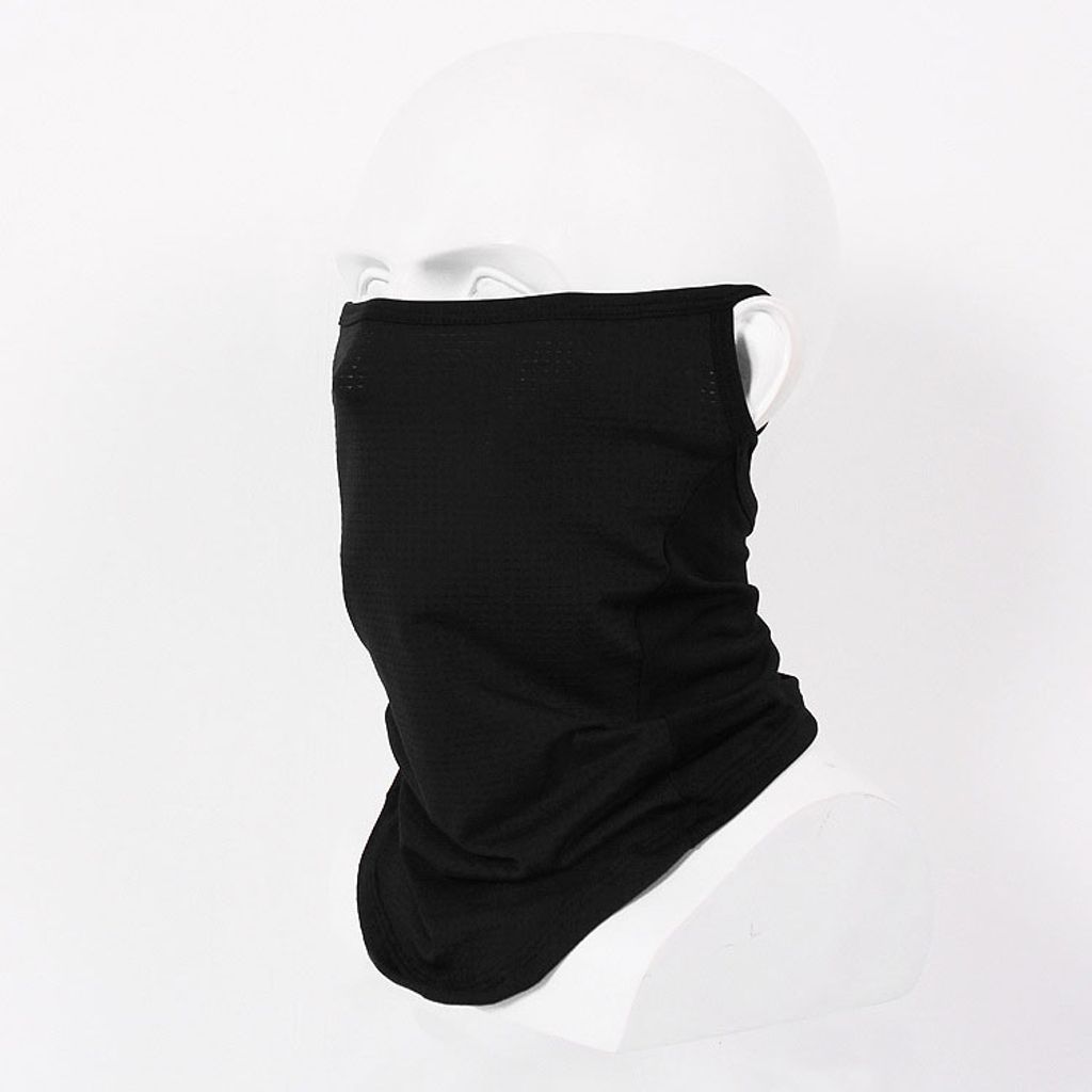 Schlauchschal Mund-Nasen-Maske in Schwarz, Behelfs Maske, Produktbild 5