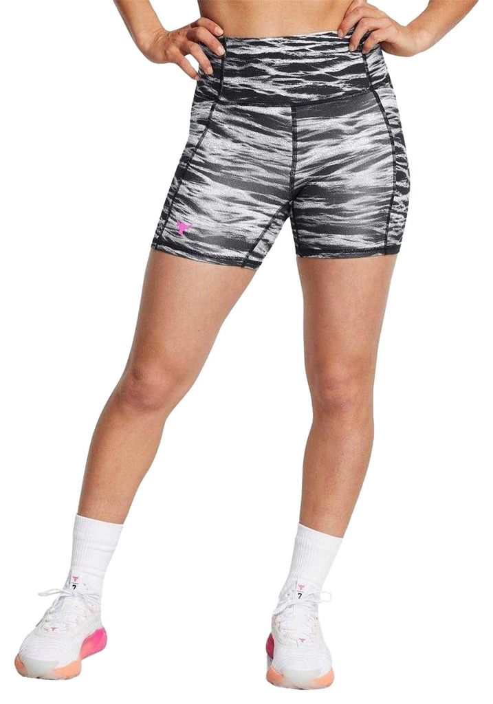 Under Armour - "Project Rock" Laufshorts für Damen GT16521 (36 DE Kurz) (Schwarz)