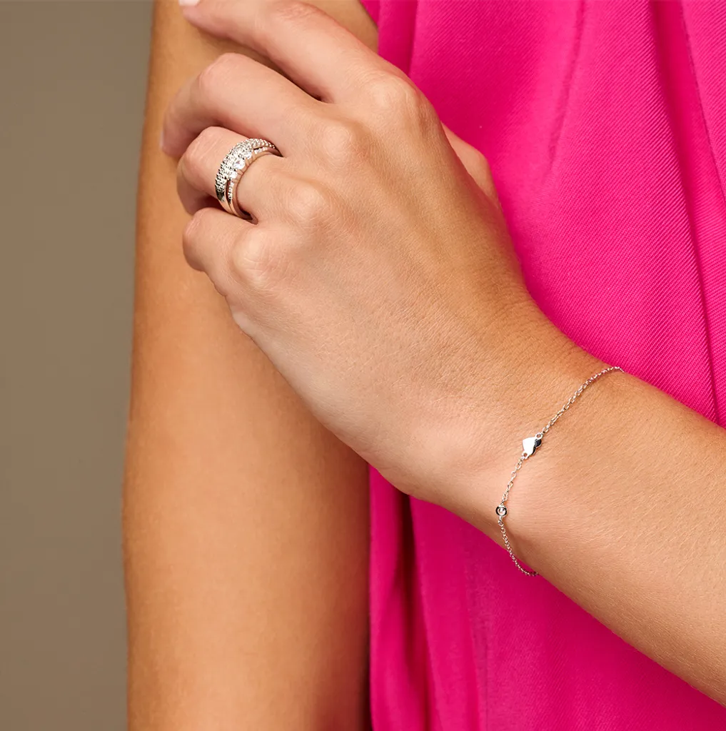 1 pezzo 925 Anello in argento sterling semplice ed elegante