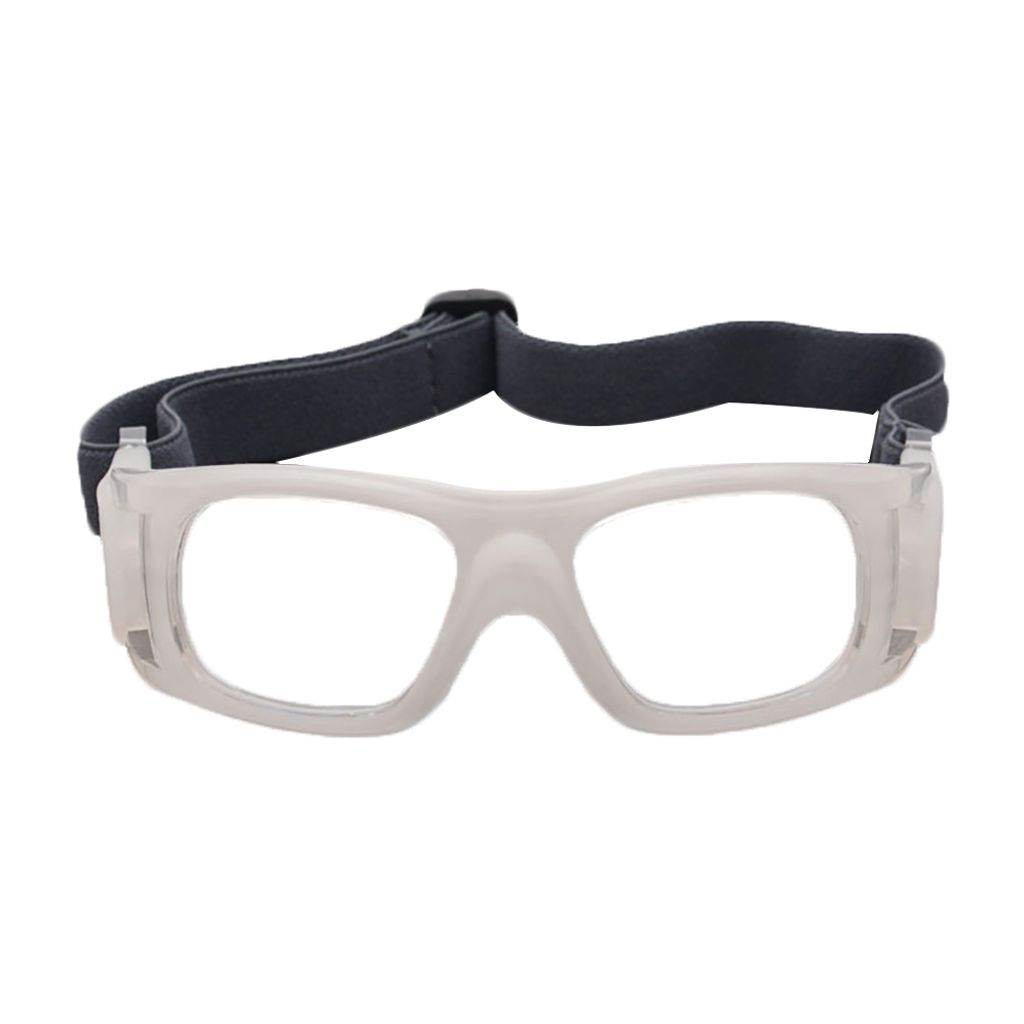 Sport Fußball Basketball Badminton Schutzbrille Augenschutz Brille Brillen-Weiß