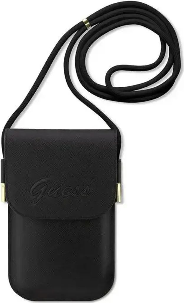 Guess Wallet bag Wallet tas Embossed Logo - Black
