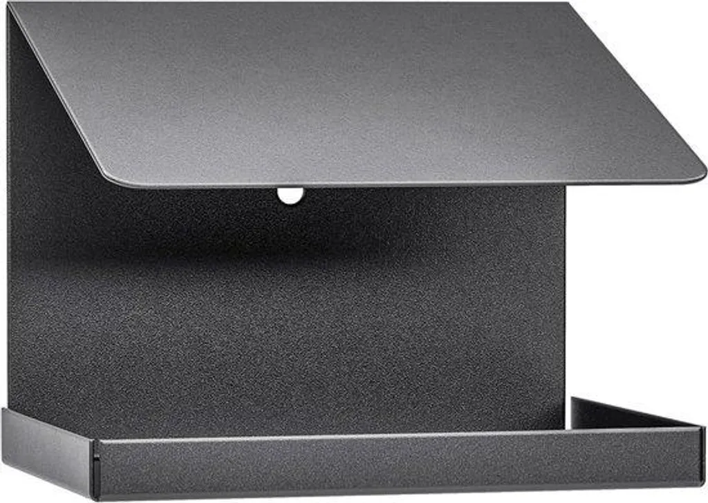Nichoir anti-prédateurs en acier 120x150x120 mm avec toit incliné