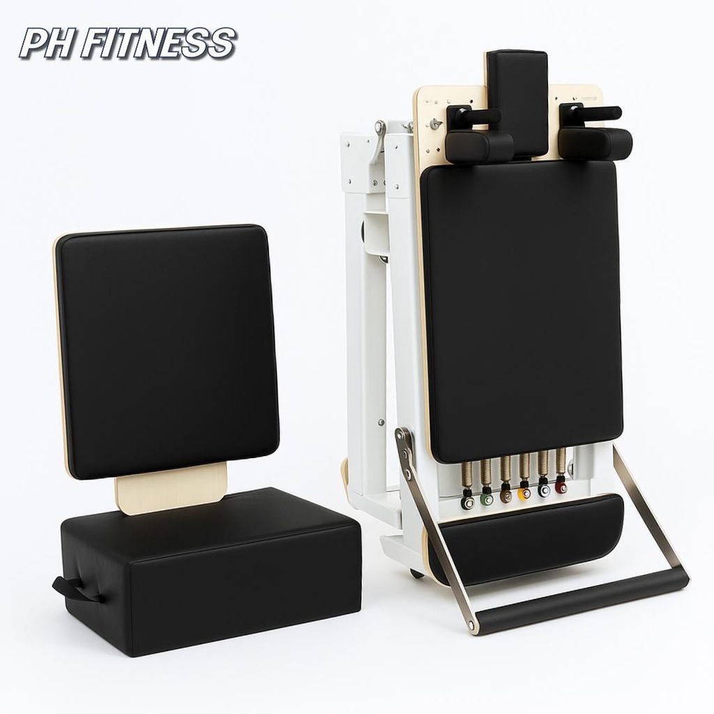 Pilates Reformer Board Faltbar – Bauchmuskel-Trainer Mit Automatischer Rückfederung & LED-Timer