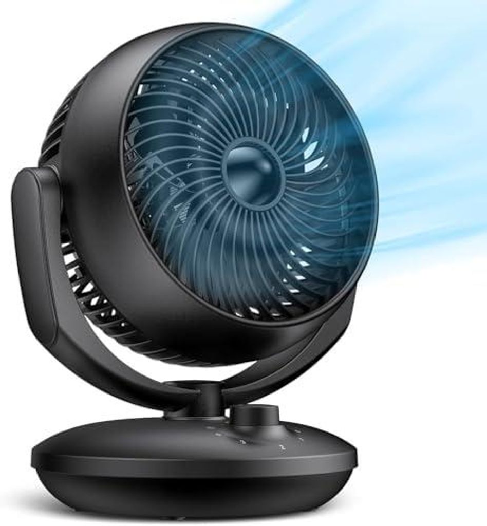 Ventilator Leise, 22dB Tischventilator sehr leise, Fan mit Produktbild 