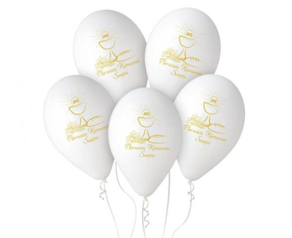 GODAN Premiumballons Hel First Holy Communion (Cup), 13 "/ 5 PCs. GS120/ PKK
