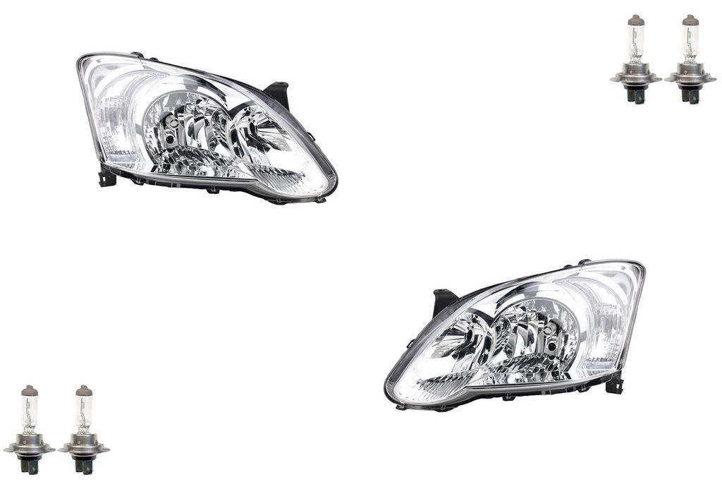Johns, Scheinwerfer Halogen HSW passend für Toyota Corolla E12 04-07 mit H7 H7 Satz L R 8117002380 8113002380