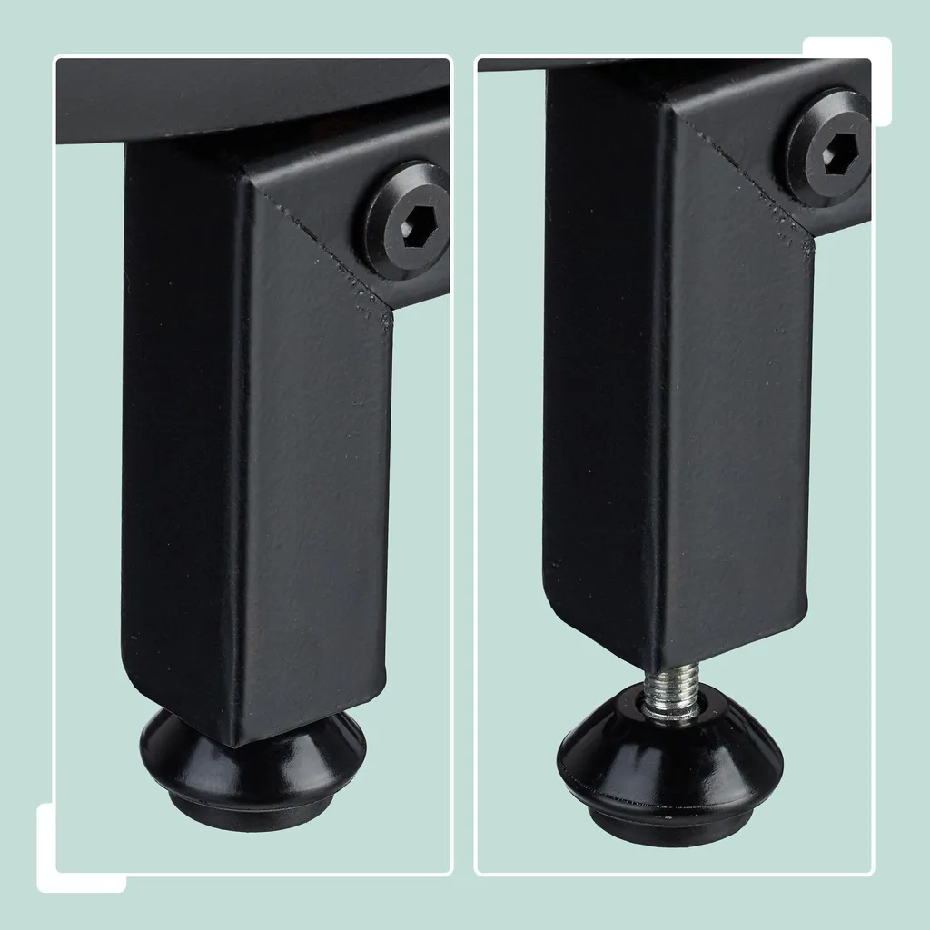 Porte-bûches design en fer forgé - Râtelier bois de cheminée compact - 6