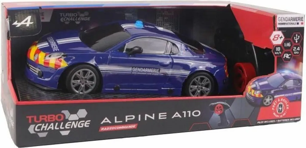 Voiture Télécommandée Robuste Alpine A110 - Pilotage Facile et Rapide