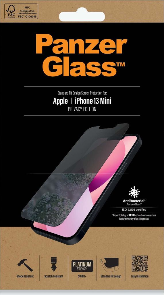 PanzerGlass 47434 PanzerGlass Privacy clear for iPhone 13 Obrázek produktu