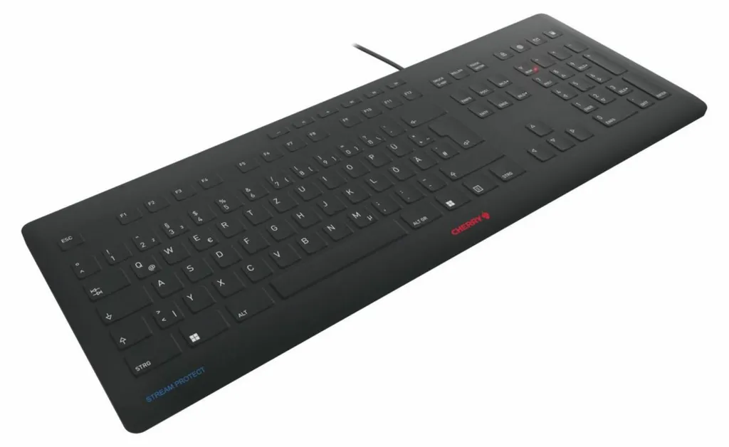 Clavier de Bureau Cherry STREAM PROTECT JK-8502GB-2 Idéal Open Space - 3