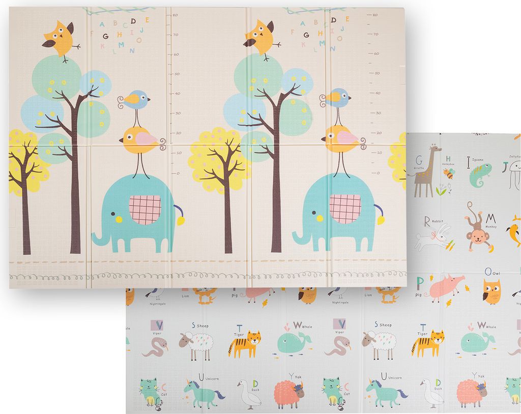 KiddyMoon Tapis de jeu Tapis pour bébé Tapis de rampement Image du produit 