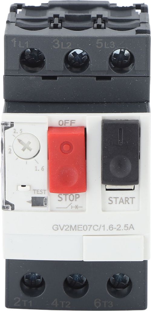 Motorschutzschalter Überlast-Kurzschluss-Schutz Motorstarter-Schutzschalter AC690V GV2 ME07C 1.6-2.5A
