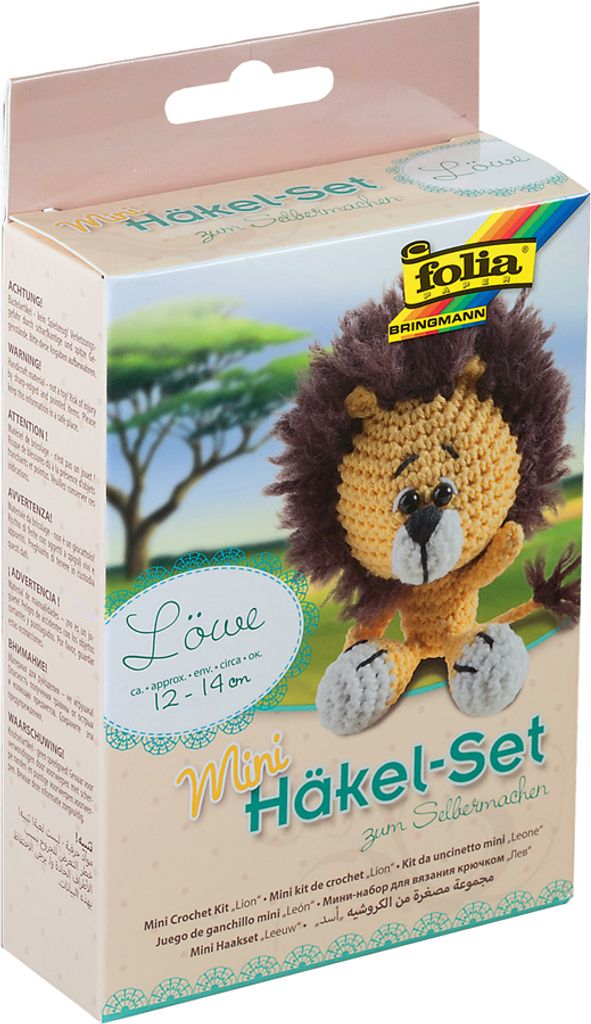 folia Mini-Häkelset "Löwe" Produktbild 