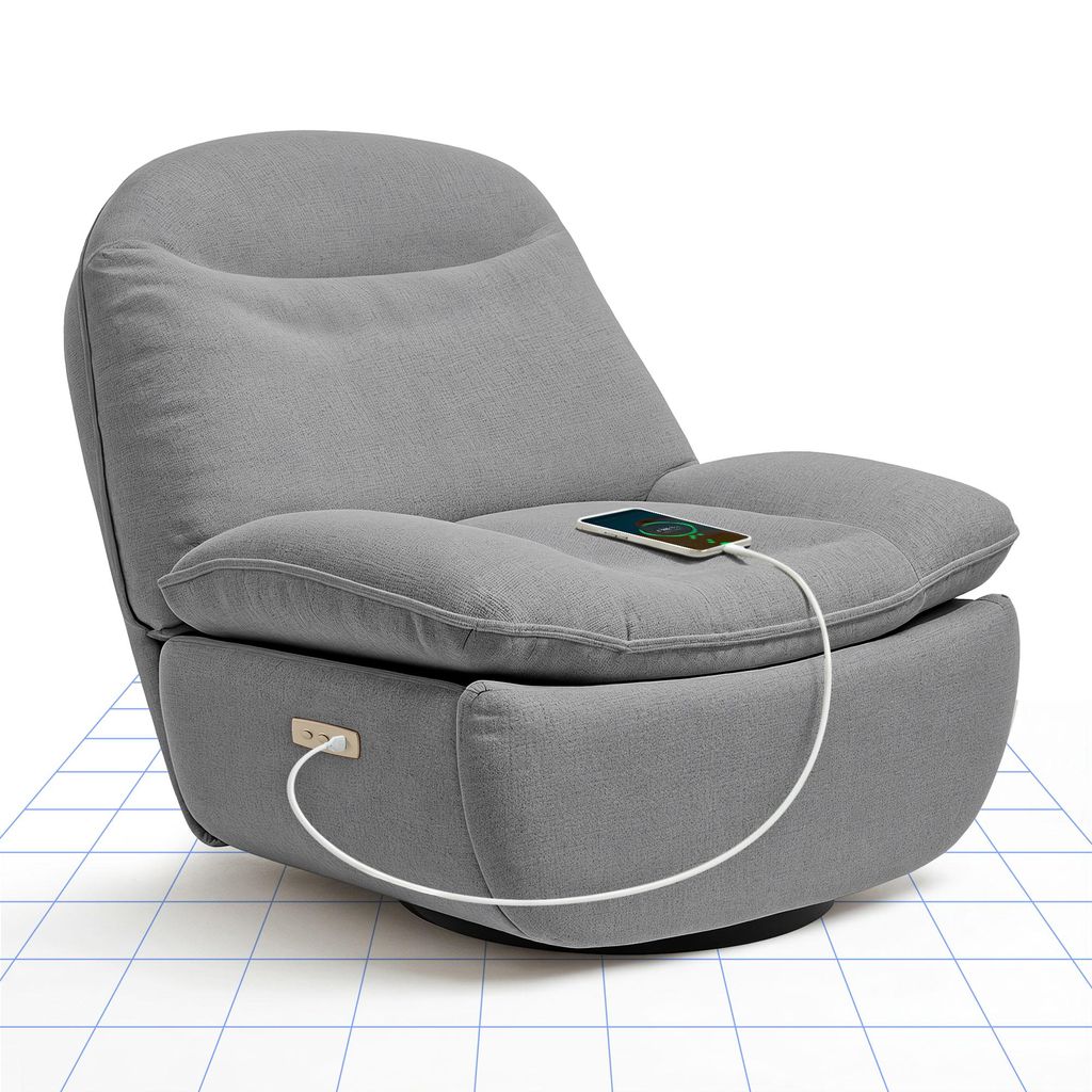 Fauteuil de relaxation électrique ovale FLEXISPOT XR6 avec Image du produit 