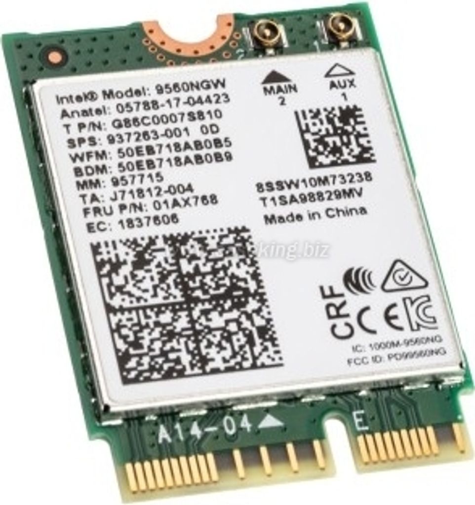 Intel Wireless-AC 9560 - Netzwerkadapter - M.2 2230 Produktbild 