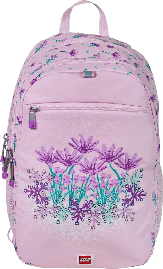 Sac à dos LEGO à fleurs extensible et grande capacité de stockage 25L