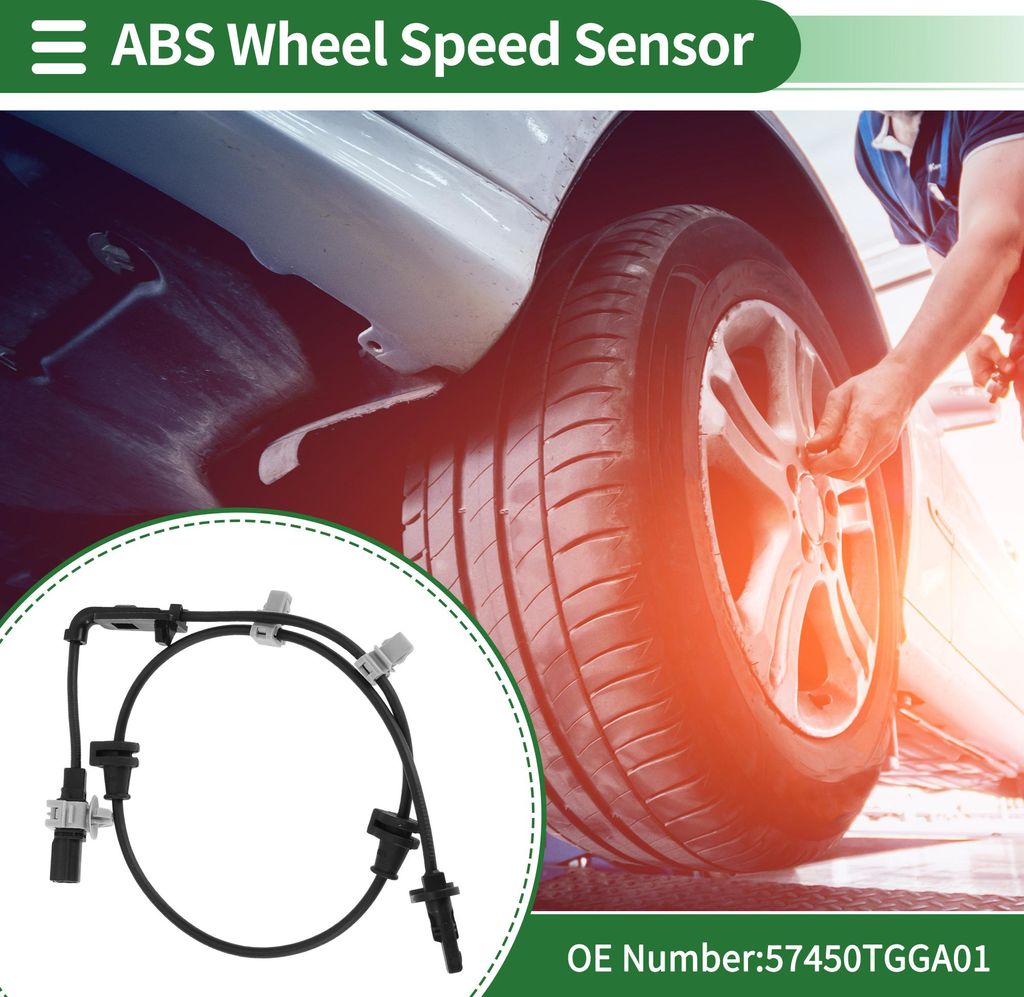 ABS Raddrehzahlsensor ABS Sensor Anti-Blockier-System Sensor für Honda Civic 2017-2019 L4 1.5L/2.0L Schrägheck Nr. 57450TGGA01 Vorne Rechts