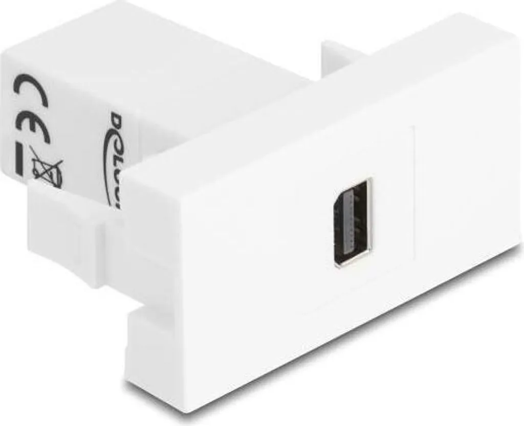 Module de couplage mini DisplayPort femelle Easy 45 pour plastron mural