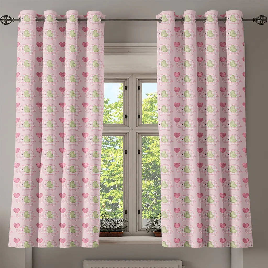 Bestlivings Tenda A Pannello Ellen 140x175 Cm - Rosa, In Poliestere Opaco, Con Nastro Universale E Passanti, Per Soggiorno E Camera