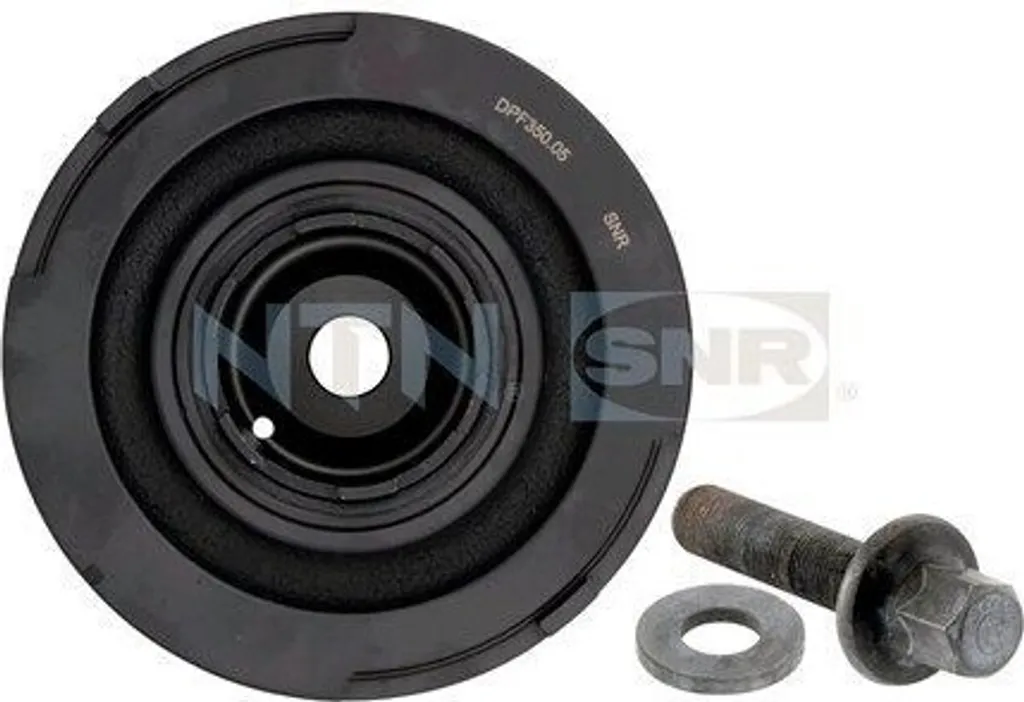 Poulie Vilebrequin SNR DPF350.05K1 stop vibrations pour Freelander L314