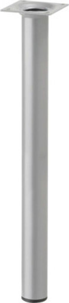 Tarrox Tischbein rund Ø 30 x 600 mm, silber Produktbild 