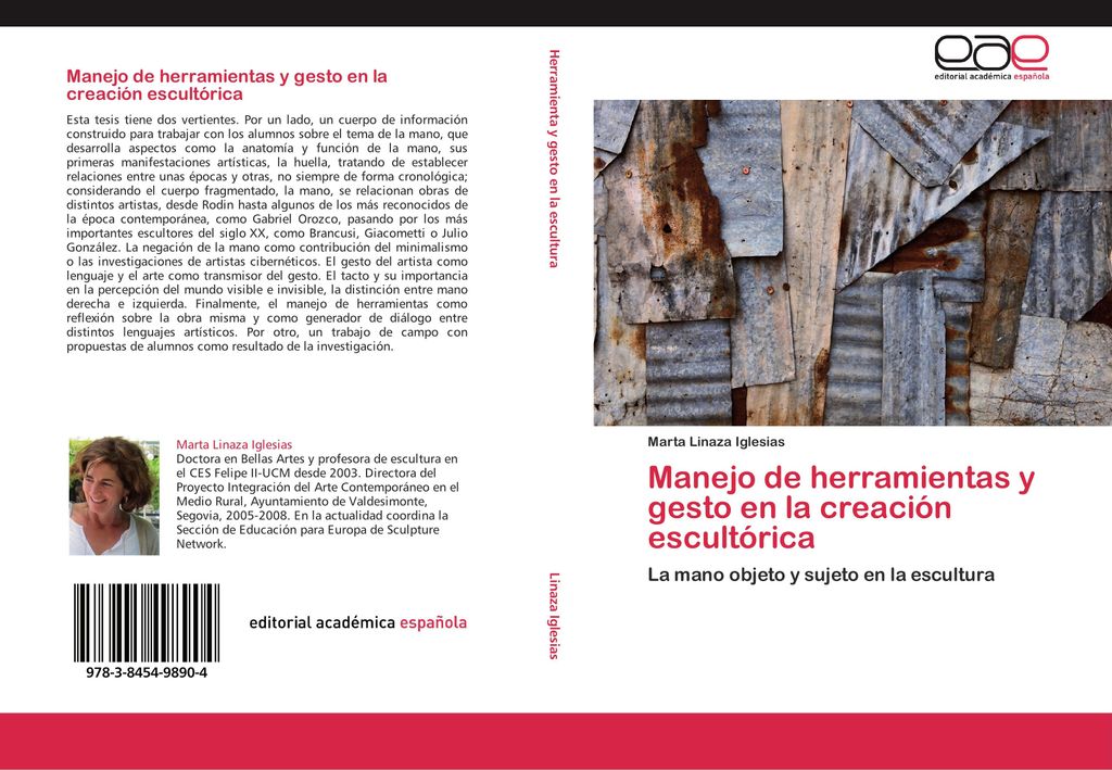 Manejo de herramientas y gesto en la creación escultórica