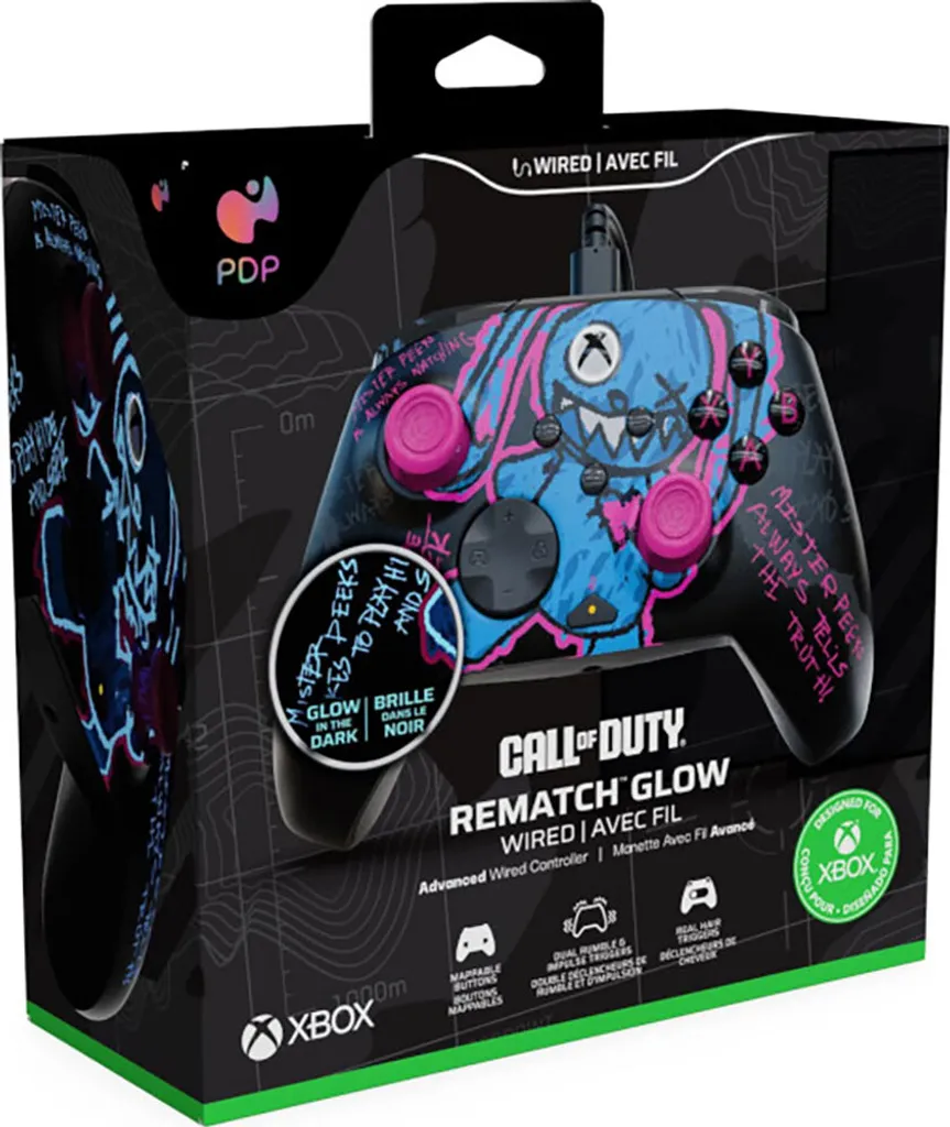 Recensione Controller PDP Rematch Glow Call of Duty Xbox PC