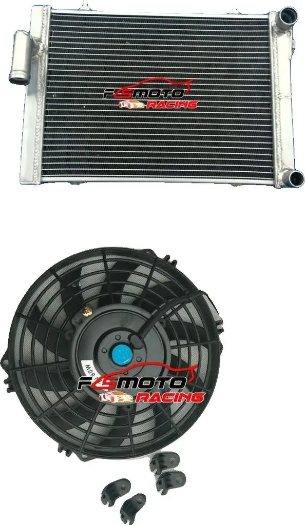 Radiateur de Refroidissement Moteur 2 Rangs en Aluminium 12x18 Pouces