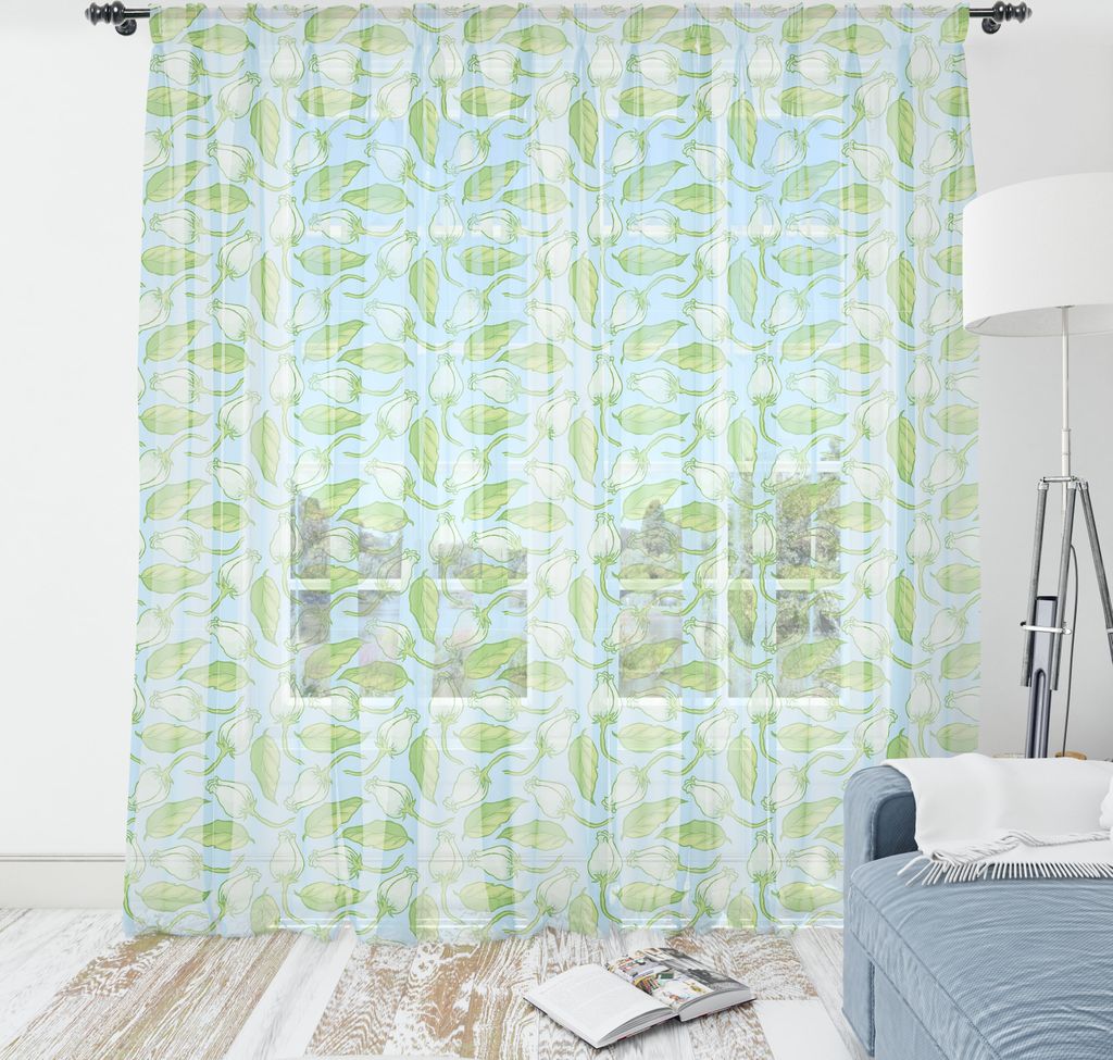 ABAKUHAUS Rose Wandteppich, Pastellfarbig Wiederholung der romantischen Blumen-Knospen Design Garten-Kunst, Wohnzimmer Schlafzimmer seidiges Satin ...