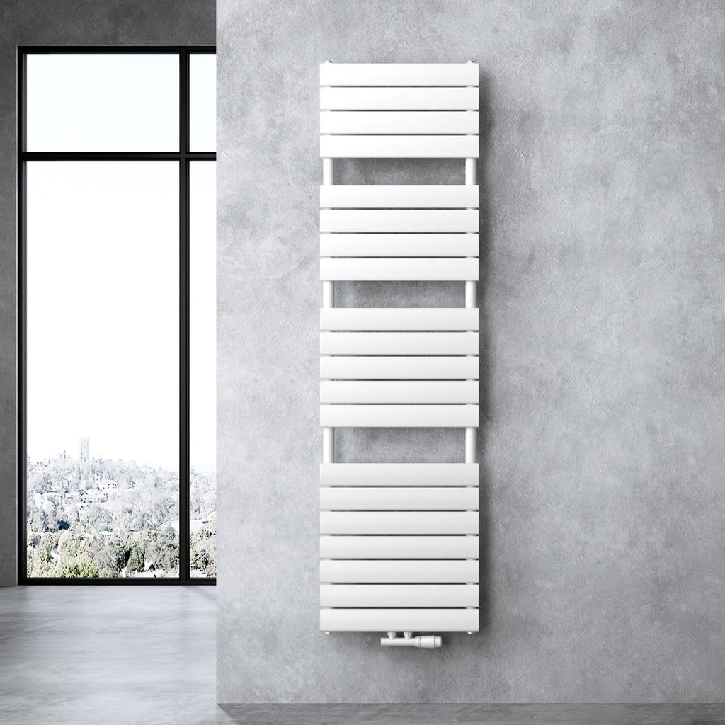 doporro Badheizung Flachheizkörper 180x50cm Weiß Paneelheizkörper Mittelanschluss oder Seitenanschluss Badheizkörper Ohne Heizstab FH