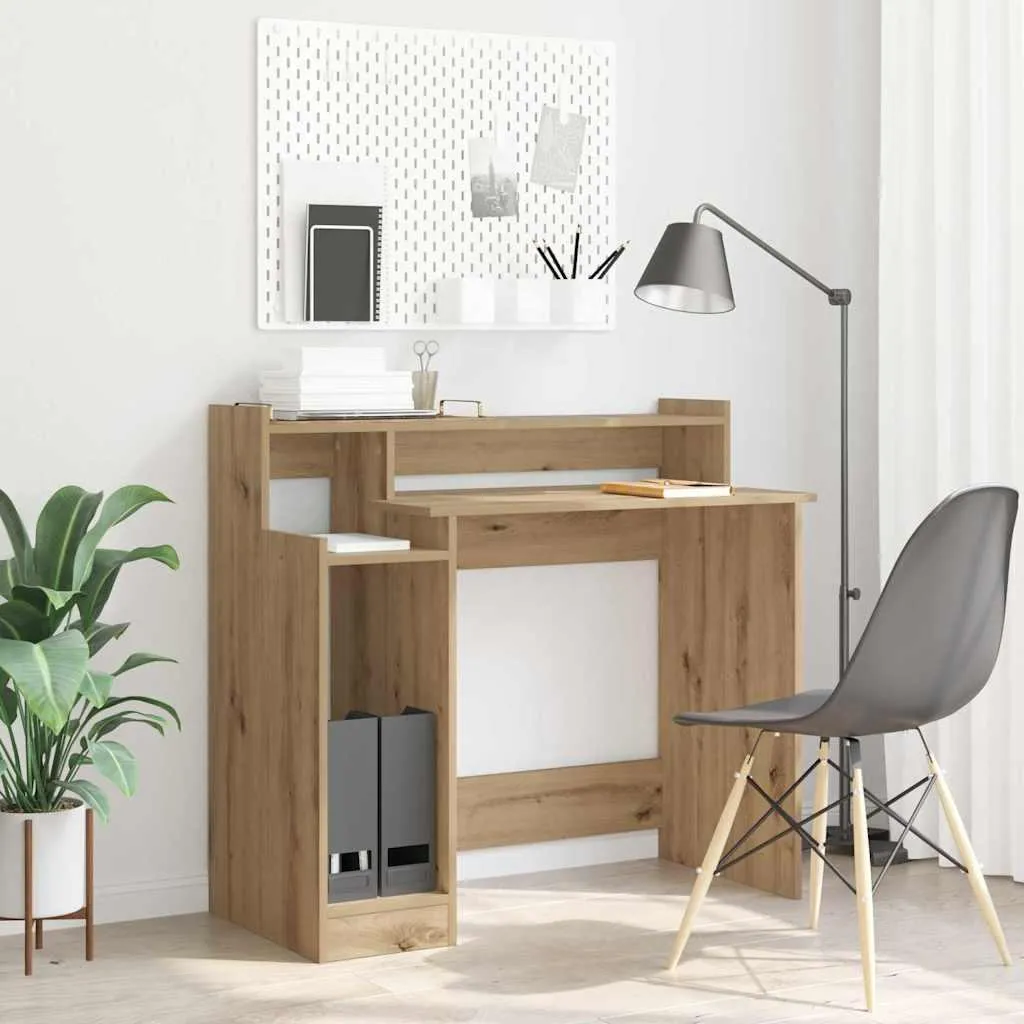 Scrivania Salvaspazio Rovere Artisan 97cm | Essenzialità Stabli Möbel
