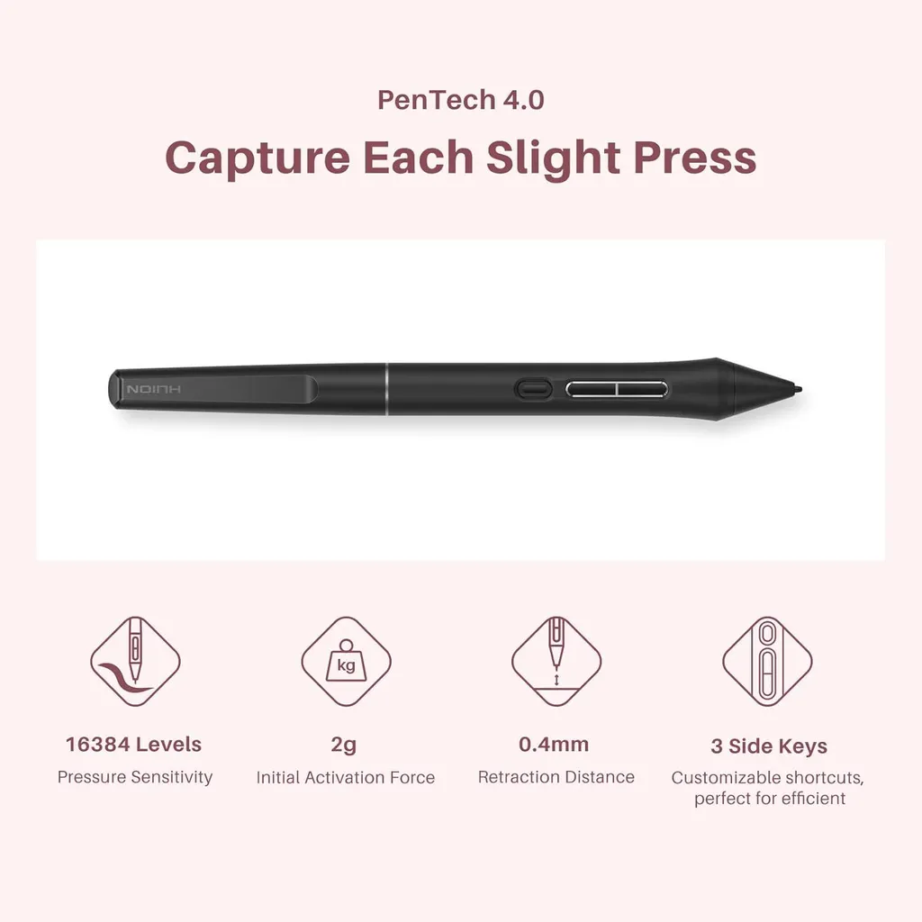 Tablette graphique écran pour dessin numérique Kamvas 13 Gen 3 13.3