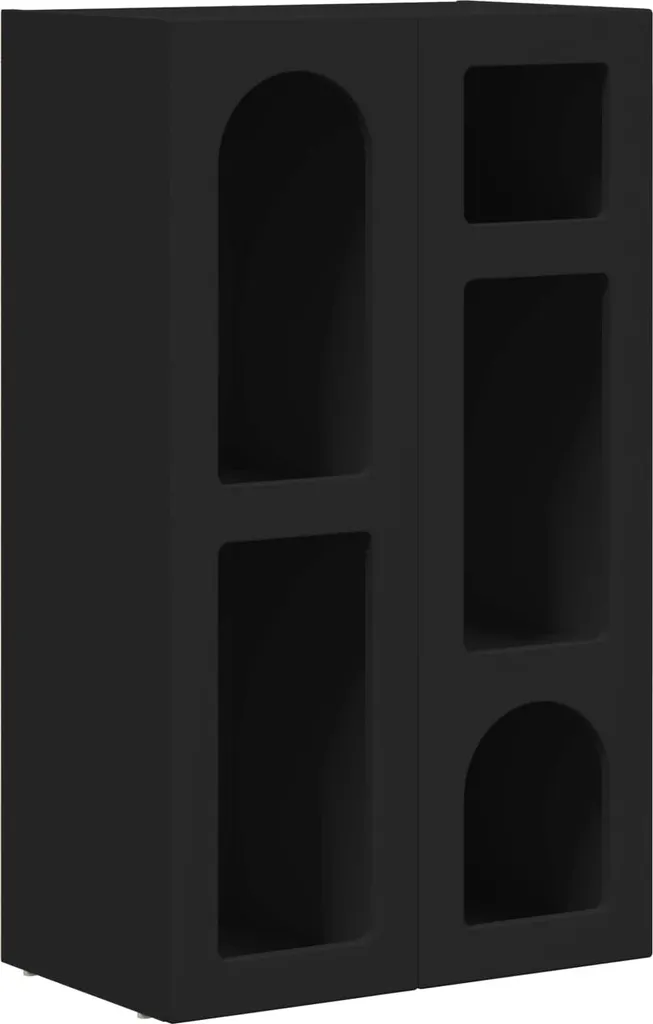 Maison Exclusive Credenza Nera - Mobile Multiuso per Casa Ordinata - 2