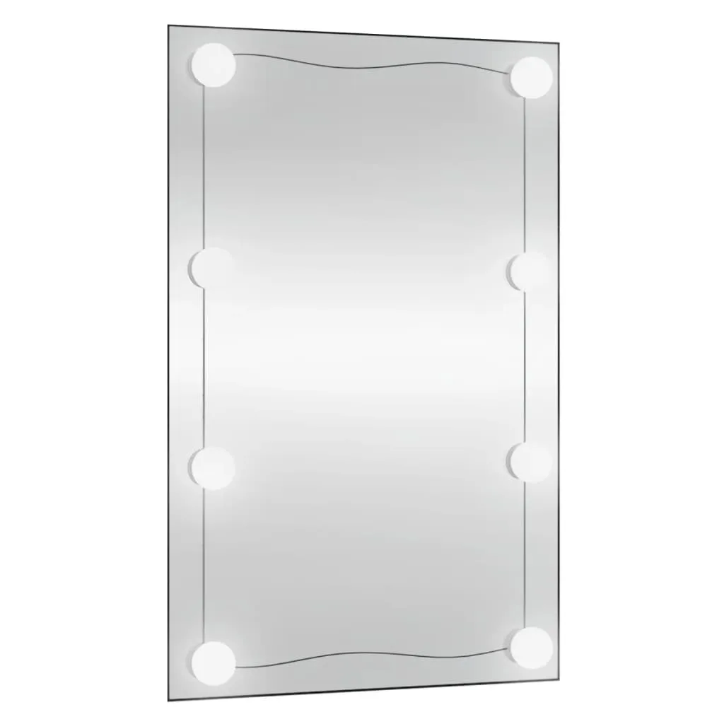Specchio Parete LED 40x60 Rettangolare | Luce Trucco Professionale
