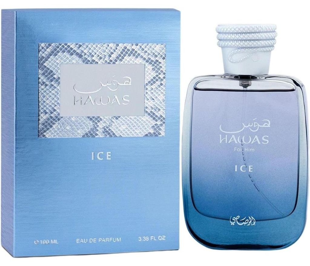 Rasasi Hawas Ice Eau de Parfum voor heren, sprayflacon Productafbeelding 