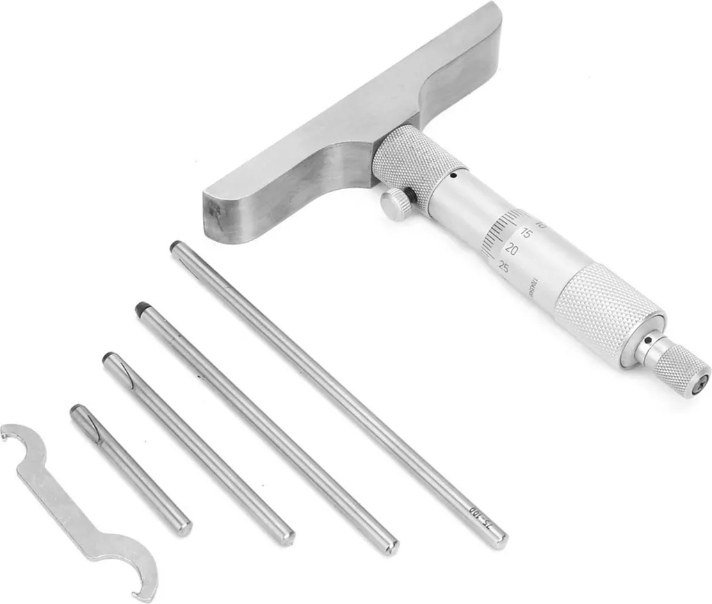 Micromètre de profondeur 4 pouces haute précision à base circulaire - 3
