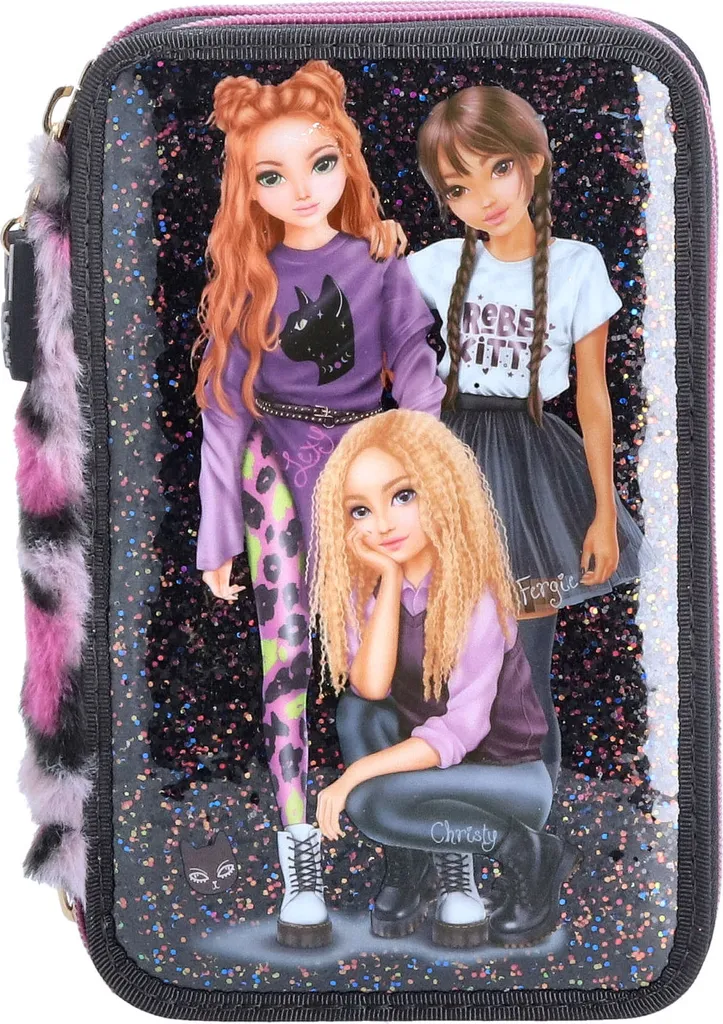 Trousse TOPModel Rebel Kitty Depesche à 3 Compartiments Garnie