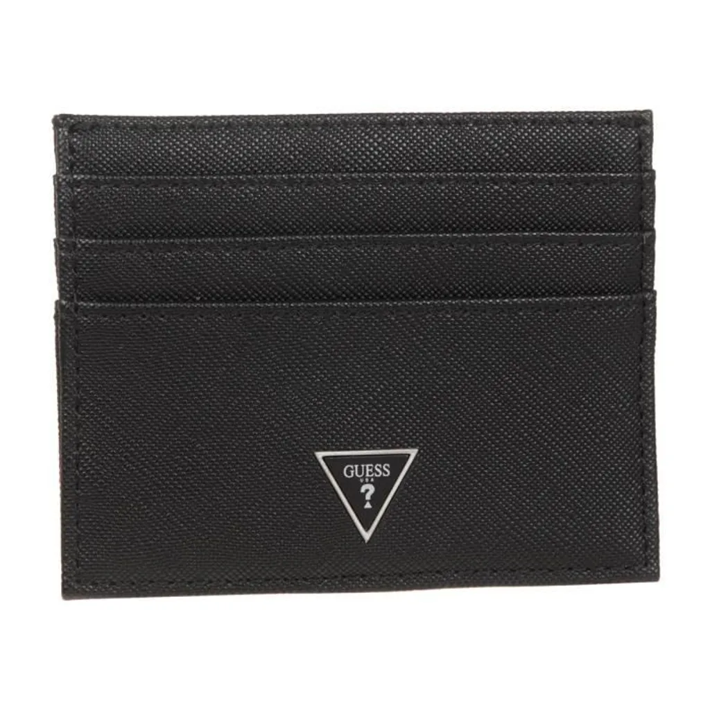 Portefeuille Business GUESS Certosa Noir - Idéal pour Cartes et Billets