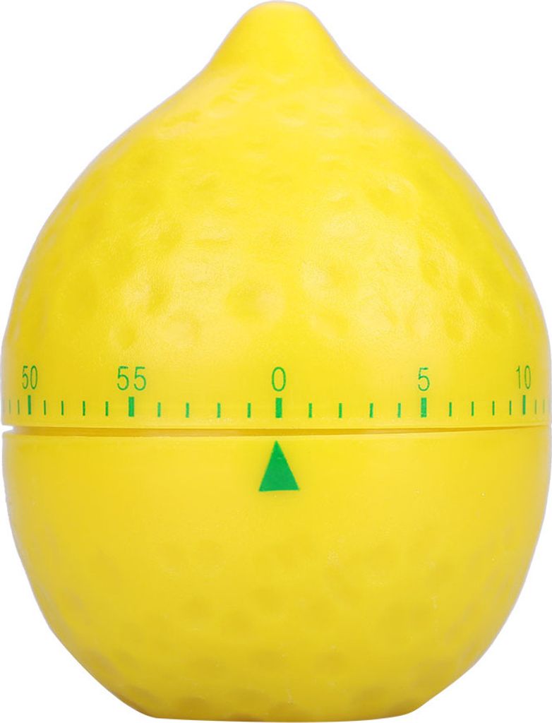 Mechanischer Küchentimer in Zitronenform, manuell, für die Zeitmessung beim Kochen zu Hause