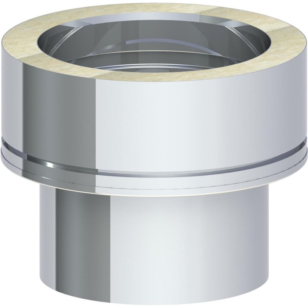 Jeremias DW-ECO 2.0 Edelstahl Abgassystem 180mm Doppelwandiger Schornstein Für Öl Gas Festbrennstoffe Hochwertige Dämmung 25mm Unterdruckbetrieb