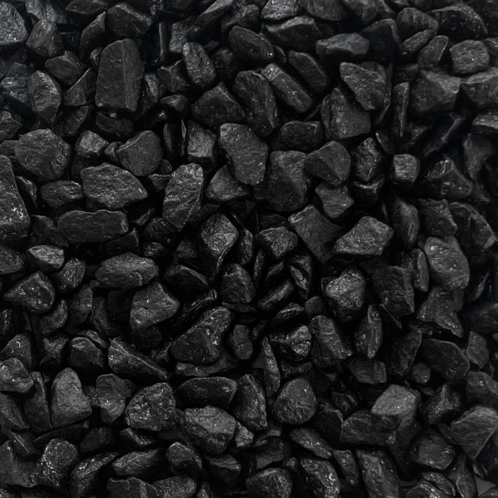 Dekosteine Farbsteine 9-13mm - 1kg Bunte Steine SCHWARZ Produktbild 