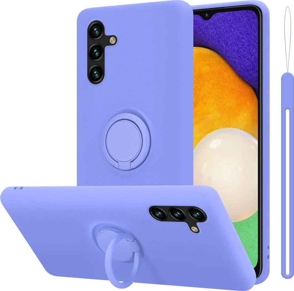 Cadorabo Hülle für Samsung Galaxy A13 5G Schutz Hülle in Lila Handyhülle TPU Etui Case Cover