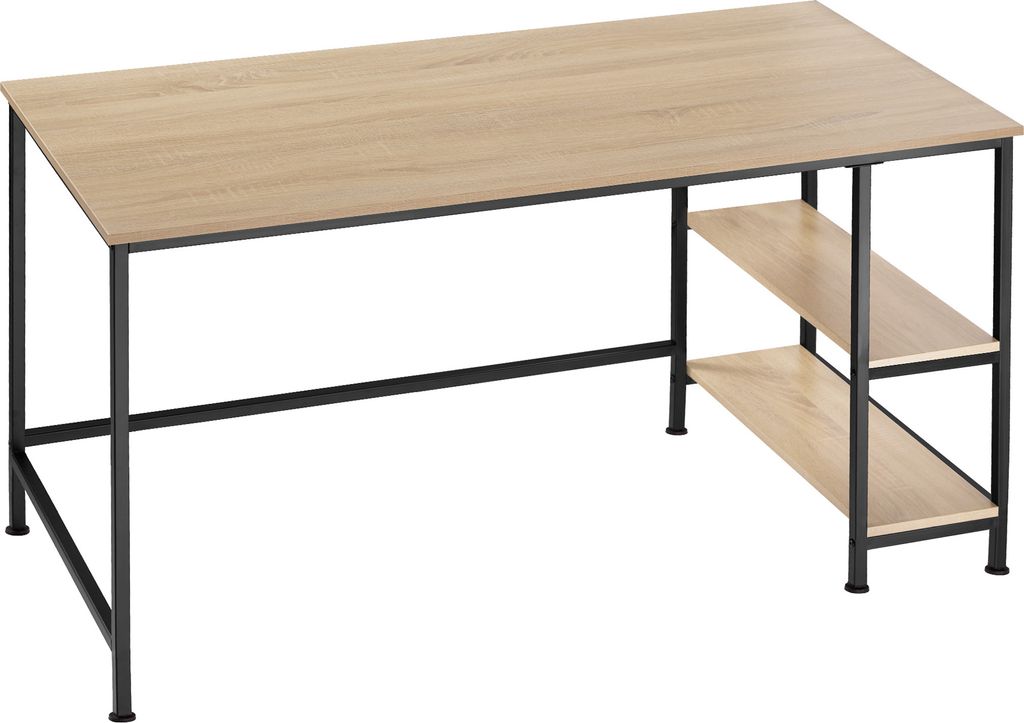Počítačový stůl Canton 120x60x75,5cm - světlé průmyslové Obrázek produktu 