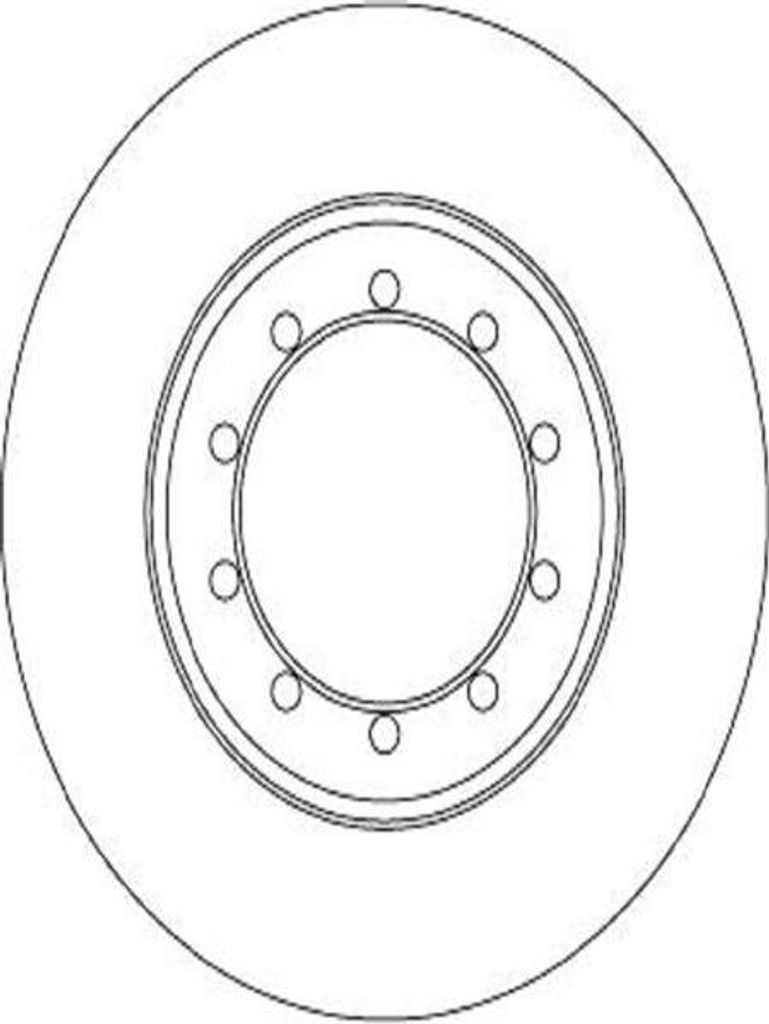 Bremsscheibe TRW DF6711